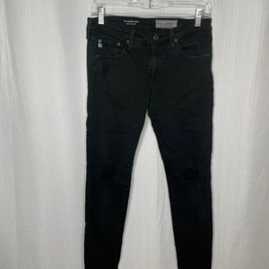 AG Adriano‎ Goldschmeid Black The Legging Ankle Jeans
